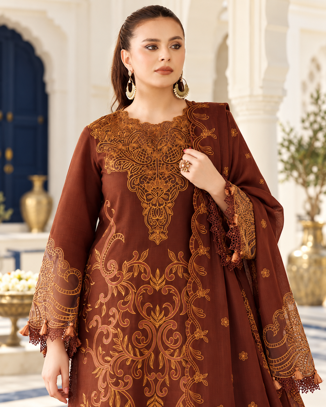Embroidered Pakistani suits collection
