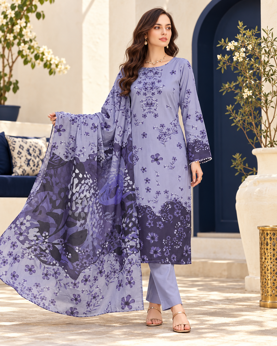 Printed lawn suits collection