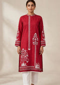 Scarlet - Khaddar Suit, premium khaddar, 2-piece unstitched