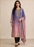 Dusk - Sheesha Silk Suit, premium sheesha silk, 2-piece unstitched