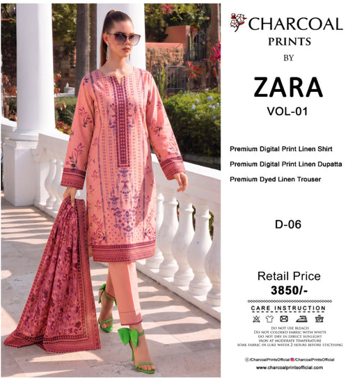 Anaya three-piece unstitched printed lawn suit by Libas e Ahmad
