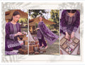 Hooria three-piece unstitched embroidered lawn suit by Libas e Ahmad