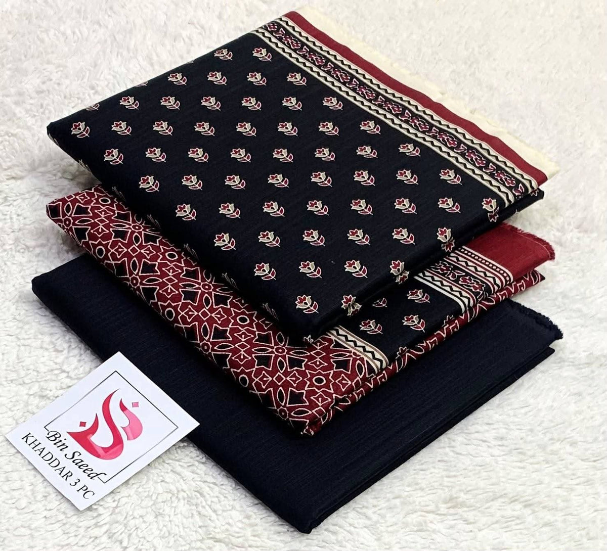 Tooba three-piece unstitched lawn suit by Libas e Ahmad