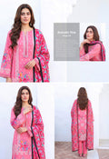 Sahar three-piece unstitched khaddar suit by Libas e Ahmad
