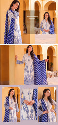 Anaya three-piece unstitched khaddar suit by Libas e Ahmad