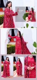 Alina three-piece unstitched khaddar suit by Libas e Ahmad