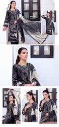 Inaya three-piece unstitched khaddar suit by Libas e Ahmad