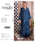 Noor three-piece unstitched premium embroidered suit by Libas e Ahmad