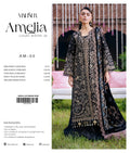 Zara three-piece unstitched premium embroidered suit by Libas e Ahmad