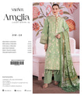 Alina three-piece unstitched premium embroidered suit by Libas e Ahmad