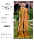 Sana three-piece unstitched premium embroidered suit by Libas e Ahmad