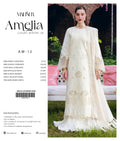Kiran three-piece unstitched premium embroidered suit by Libas e Ahmad