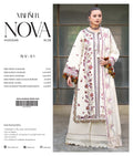 Rida three-piece unstitched premium embroidered suit by Libas e Ahmad