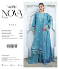 Eshal three-piece unstitched premium embroidered suit by Libas e Ahmad