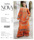Mahrukh three-piece unstitched premium embroidered suit by Libas e Ahmad